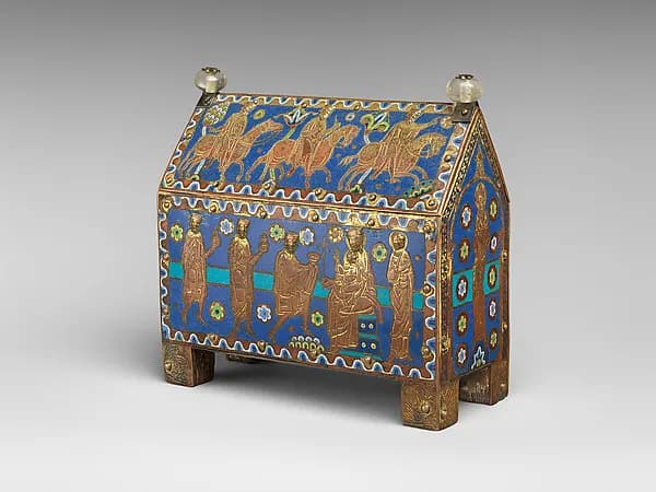 Reliquary of the Journey and Adoration of the Magi by Anonymous depicting Matthew 2