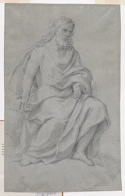 Study for the Figure of Christ by Giacomo Zoboli depicting John 1