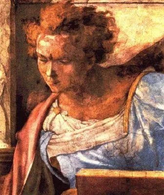 The Prophet Daniel (Sistine Chapel) by Michelangelo Buonarroti depicting Daniel 7:1