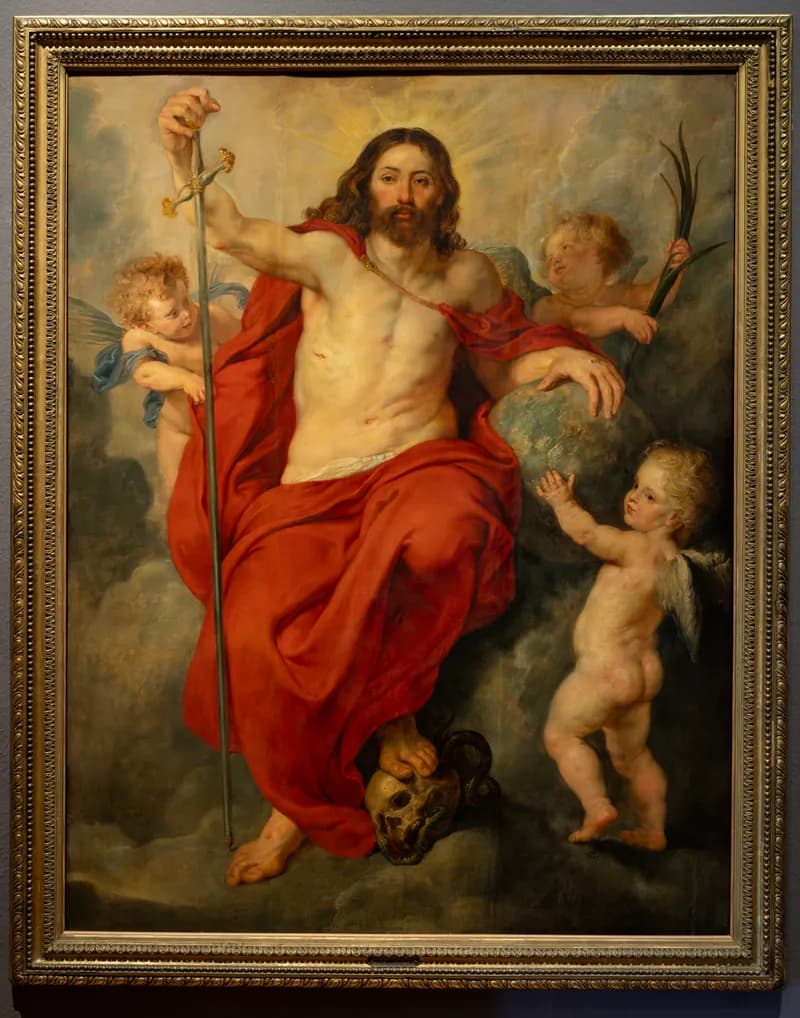 Christ Triumphing over Death and Sin by Peter Paul Rubens depicting Romans 6:9