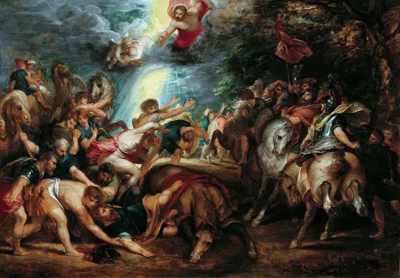 The Conversion of Saul by Peter Paul Rubens depicting Acts 9:3