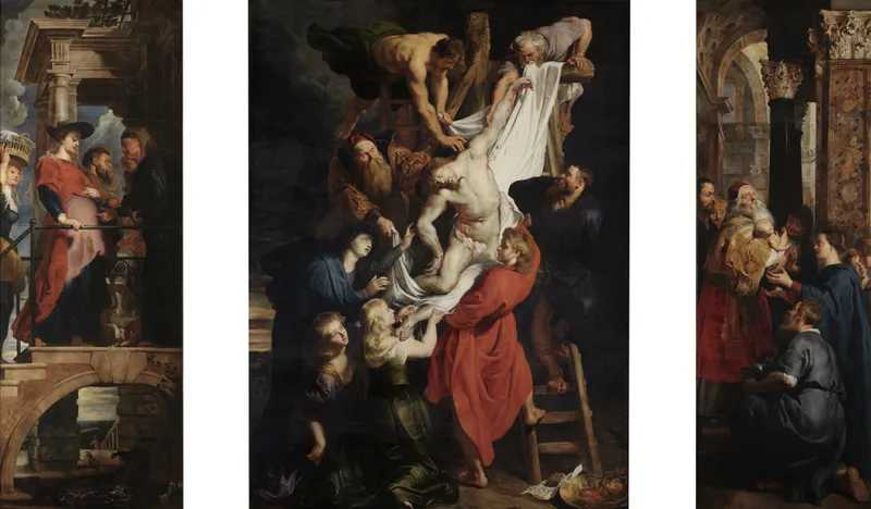 The Descent from the Cross by Peter Paul Rubens depicting John 19:38