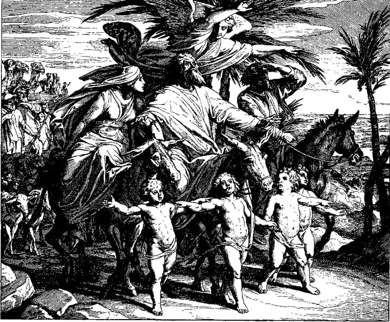 Abram Receives the Promise — Father of Nations by Julius Schnorr von Carolsfeld depicting Genesis 15:1