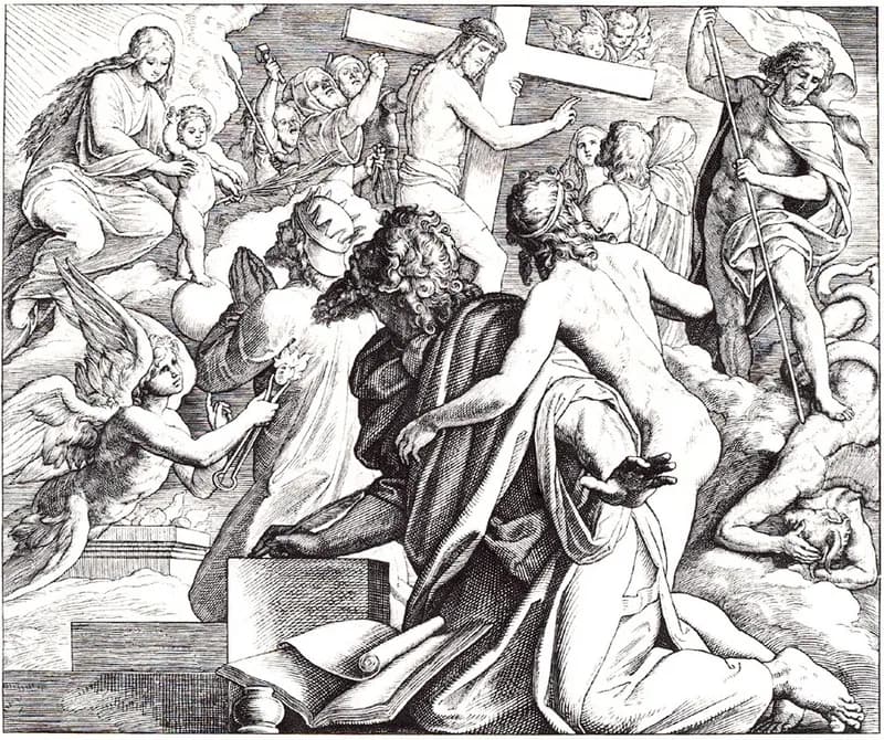 The Prophet Isaiah by Julius Schnorr von Carolsfeld depicting Isaiah 6:1