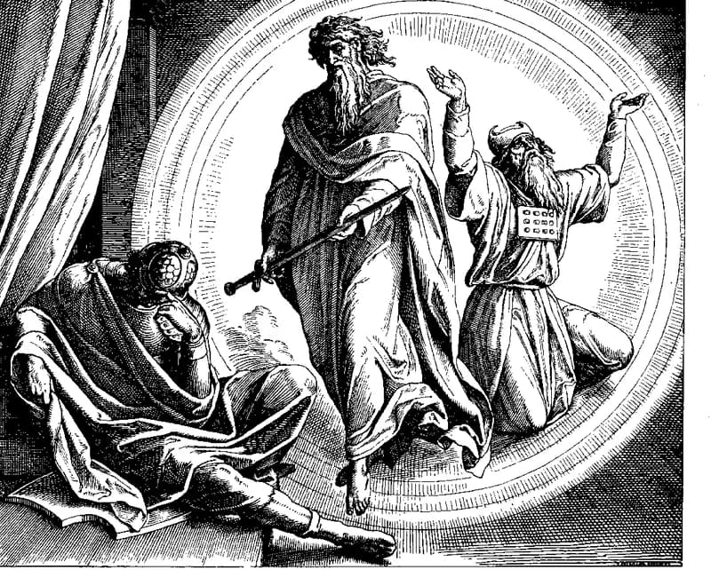 Judas Maccabeus's Vision by Julius Schnorr von Carolsfeld depicting 2 Maccabees 15:11