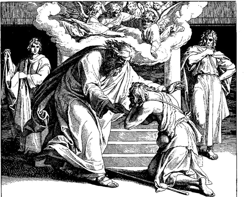 The Parable of the Prodigal Son by Julius Schnorr von Carolsfeld depicting Luke 15:11