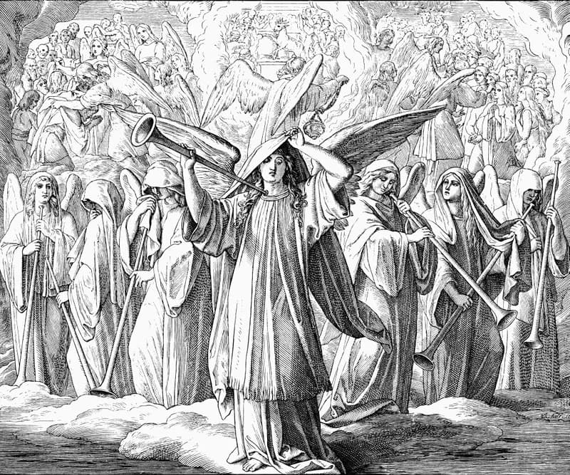 The Opening of the Seventh Seal by Julius Schnorr von Carolsfeld depicting Revelation 8:1
