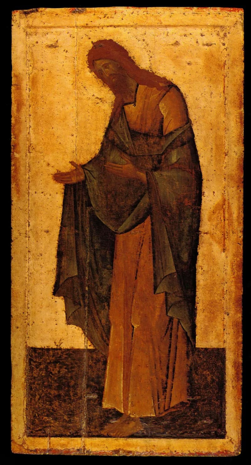John the Forerunner by Theophanes the Greek depicting John 1:19
