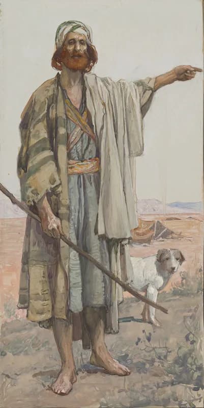 Amos (portrait) by James Tissot depicting Amos 5:21