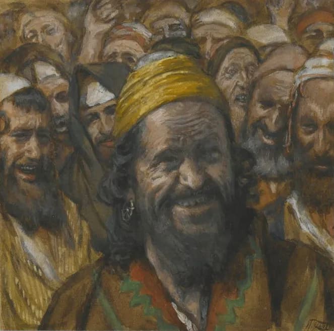 Barabbas by James Tissot depicting Matthew 27:15