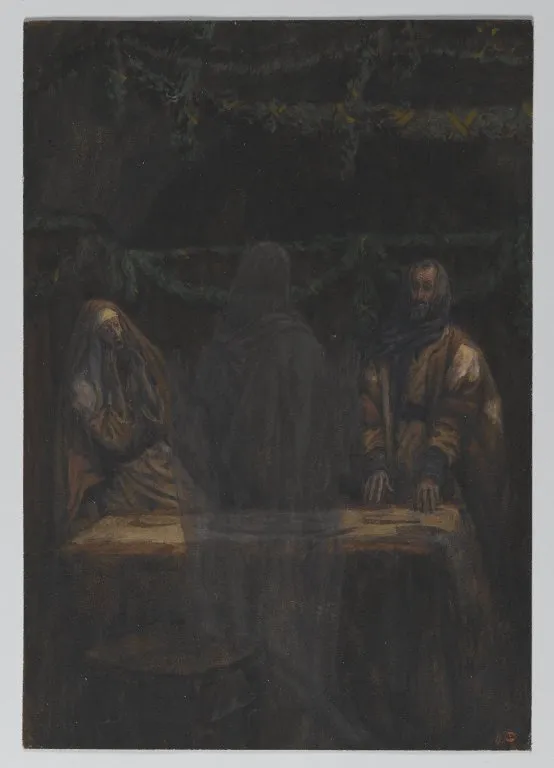 He Vanished from Their Sight by James Tissot depicting Luke 24:31