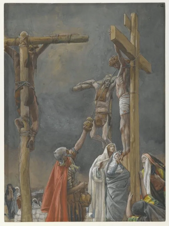 I Thirst The Vinegar Given to Jesus by James Tissot depicting John 19:28