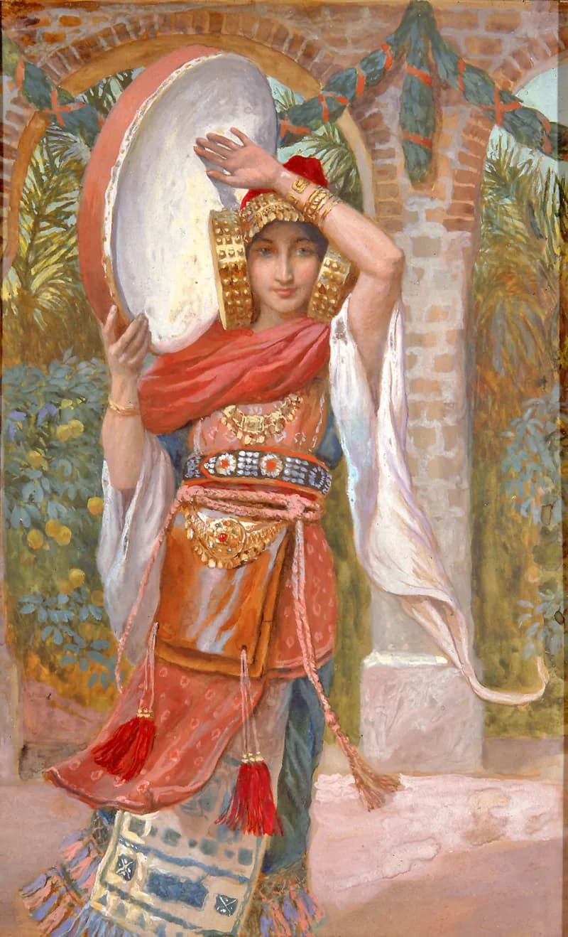 Jephthah's Daughter by James Tissot depicting Judges 11:29