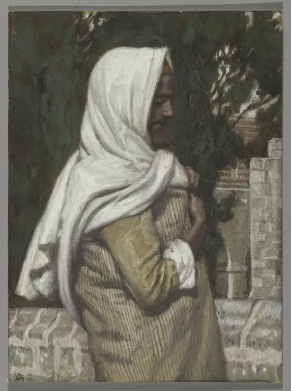 Lazarus by James Tissot depicting John 11:43