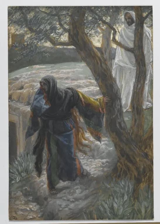 Apparition of Jesus to Mary Magdalene by James Tissot depicting John 20:14