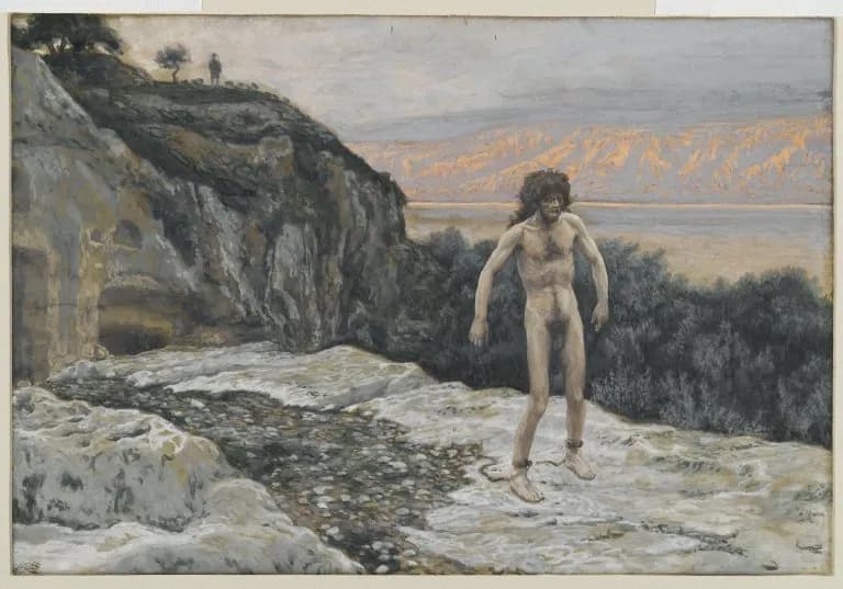 My Name is Legion by James Tissot depicting Mark 5:1