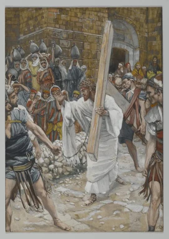 The Daughters of Jerusalem by James Tissot depicting Luke 23:27