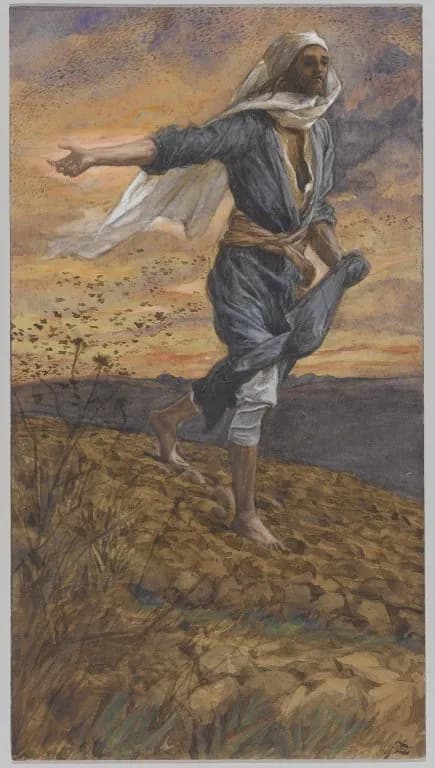 The Sower by James Tissot depicting Matthew 13:1