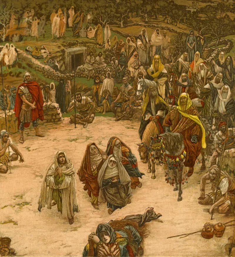 What Our Saviour Saw from the Cross by James Tissot depicting Luke 23:33