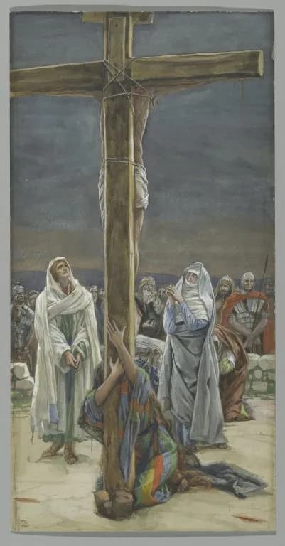 Woman Behold Thy Son by James Tissot depicting John 19:25