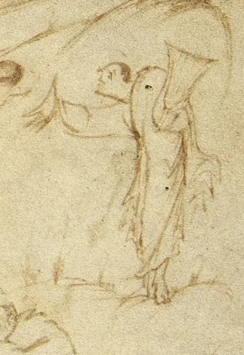 Utrecht Psalter, Psalm 143 by Master of the Utrecht Psalter depicting Psalms 143:1