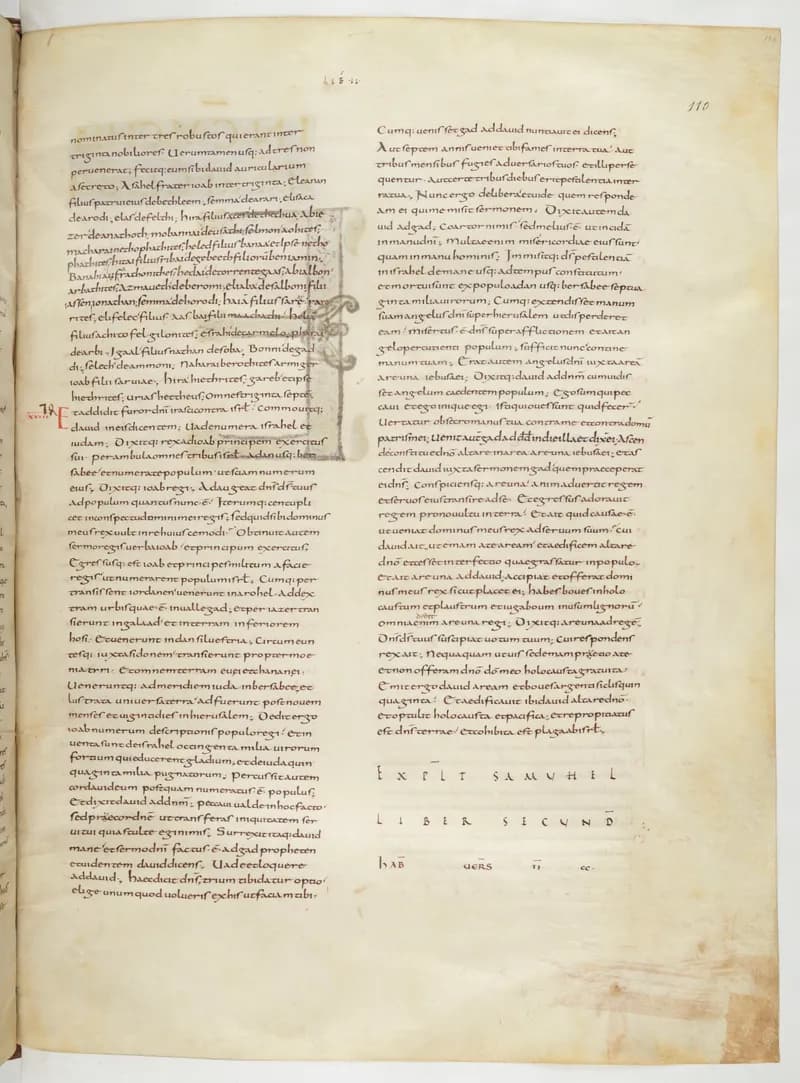Vivian Bible, 1 Chronicles 13 (folio 227) by Master C. (Vivian Bible illuminator) depicting 1 Chronicles 13