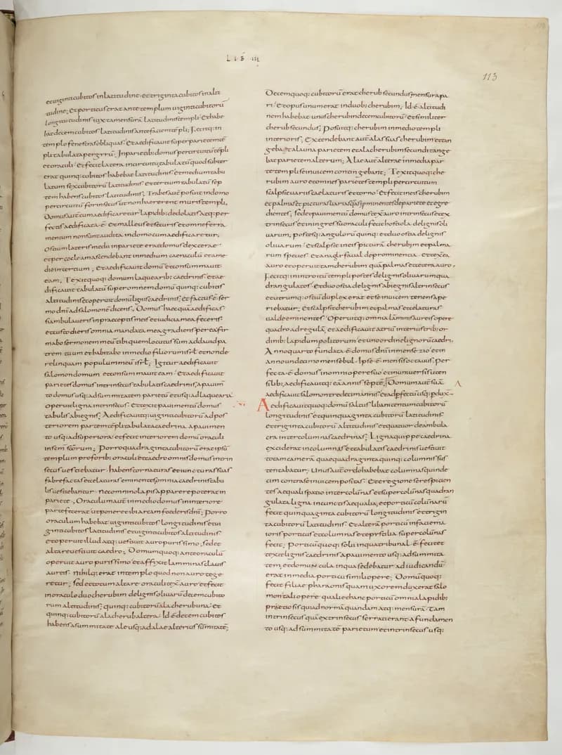 Vivian Bible, 1 Chronicles 23 (folio 233) by Master C. (Vivian Bible illuminator) depicting 1 Chronicles 23