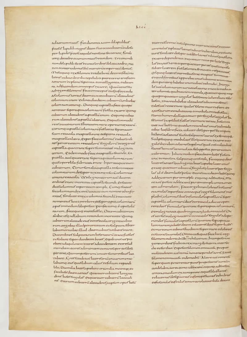Vivian Bible, 1 Chronicles 25 (folio 234) by Master C. (Vivian Bible illuminator) depicting 1 Chronicles 25