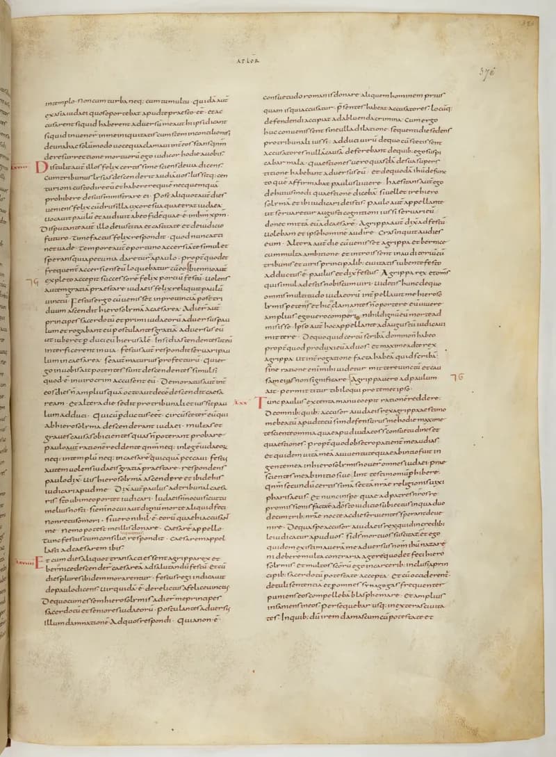 Vivian Bible, 1 Corinthians 13 (folio 759) by Master C. (Vivian Bible illuminator) depicting 1 Corinthians 13