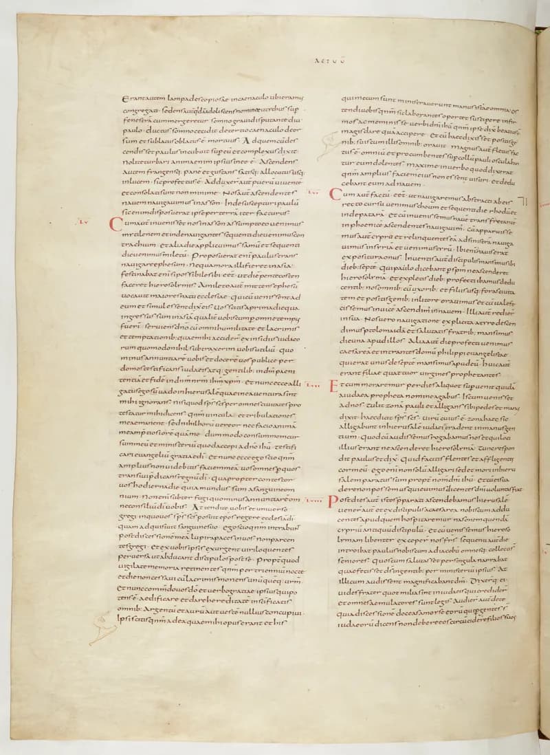 Vivian Bible, 1 Corinthians 8 (folio 756) by Master C. (Vivian Bible illuminator) depicting 1 Corinthians 8