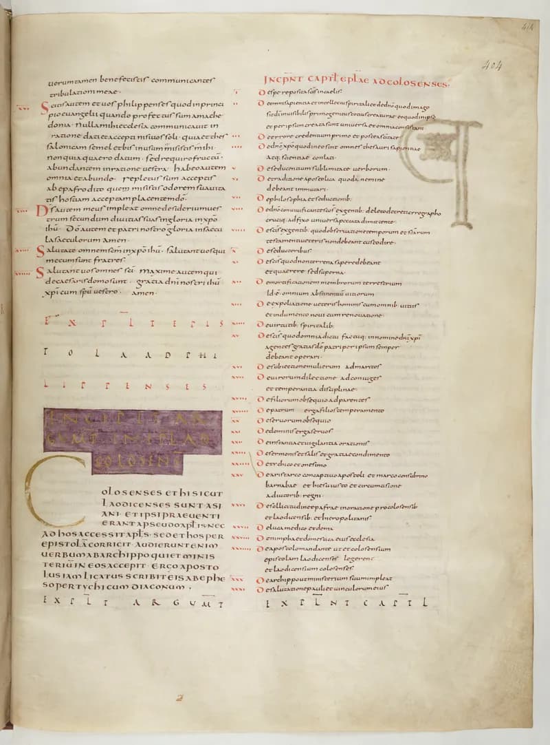Vivian Bible, 1 John 5 (folio 815) by Master C. (Vivian Bible illuminator) depicting 1 John 5