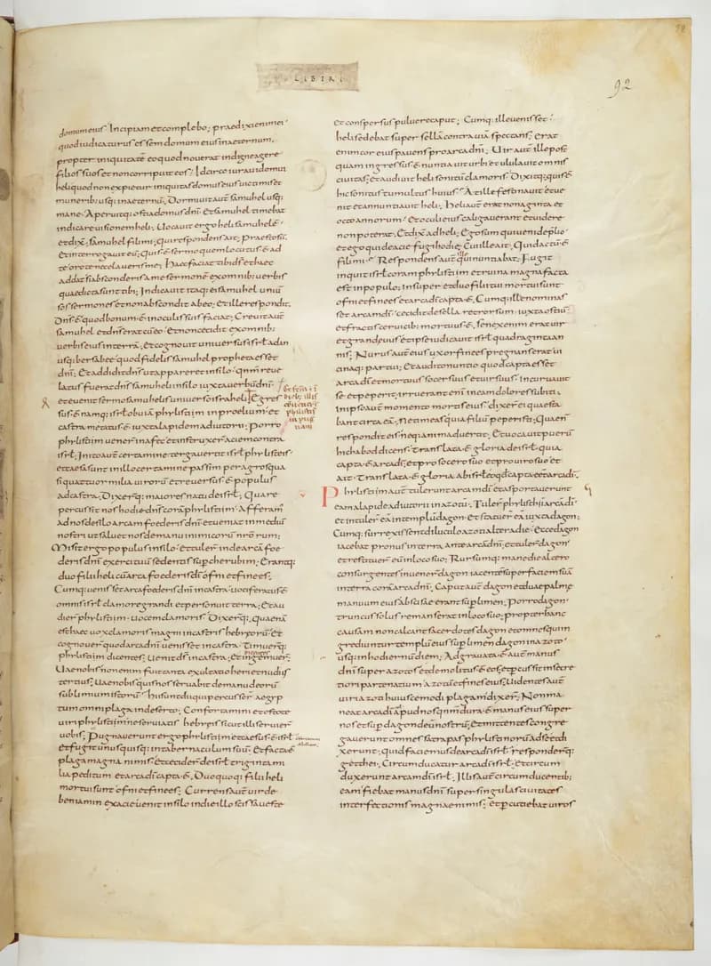 Vivian Bible, 1 Kings 2 (folio 191) by Master C. (Vivian Bible illuminator) depicting 1 Kings 2