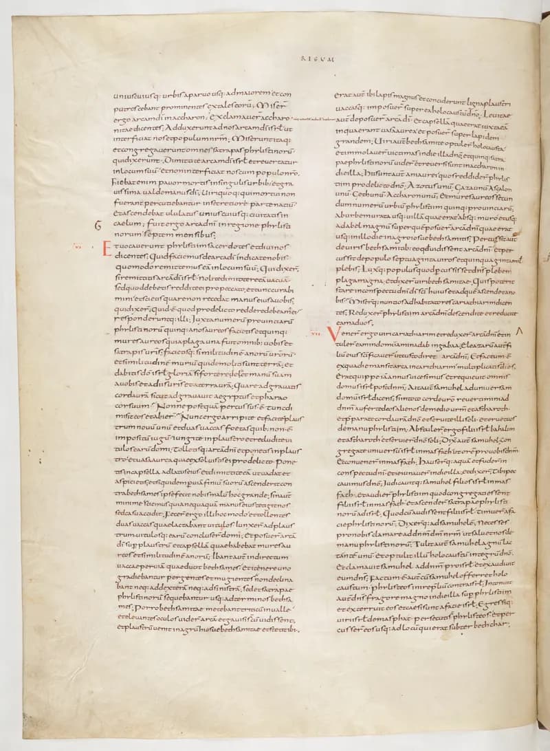 Vivian Bible, 1 Kings 4 (folio 192) by Master C. (Vivian Bible illuminator) depicting 1 Kings 4