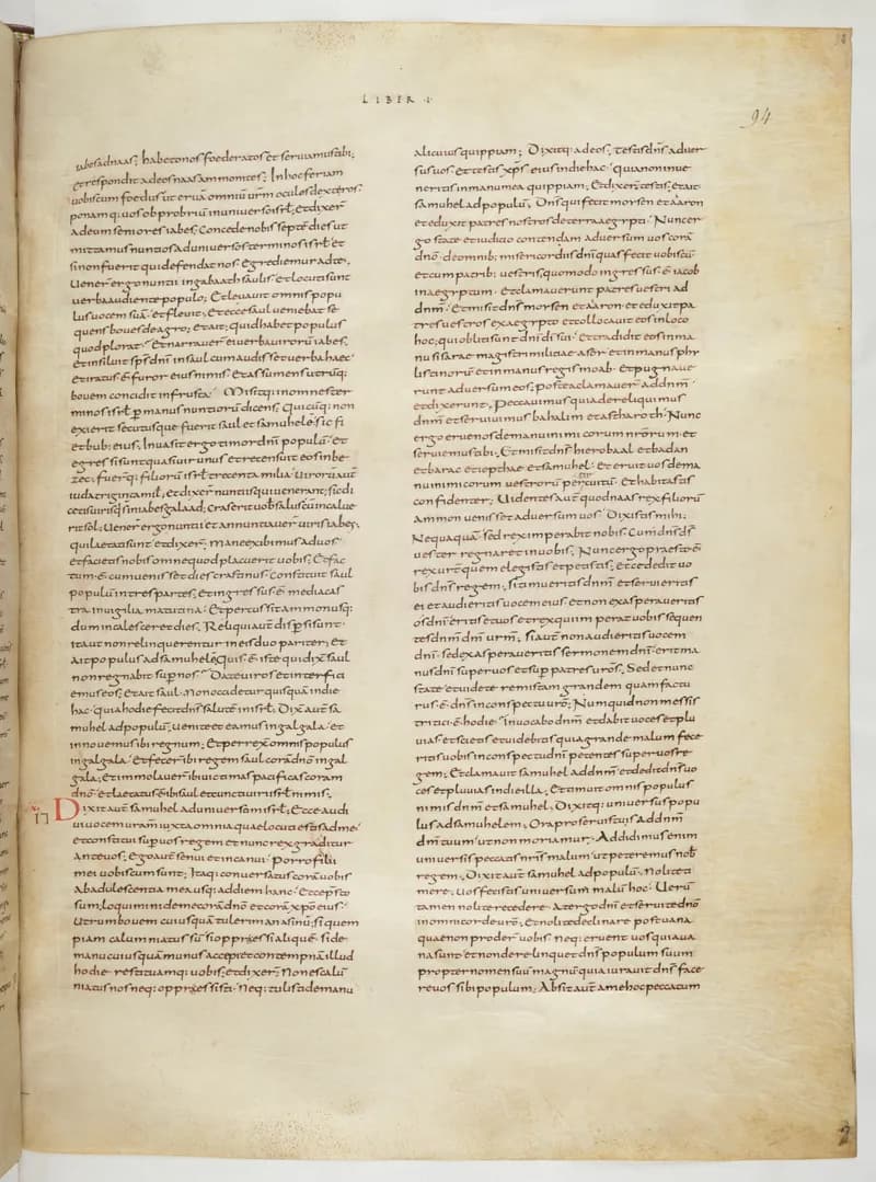Vivian Bible, 1 Kings 9 (folio 195) by Master C. (Vivian Bible illuminator) depicting 1 Kings 9