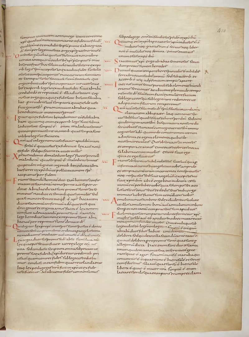 Vivian Bible, 1 Peter 1 (folio 807) by Master C. (Vivian Bible illuminator) depicting 1 Peter 1