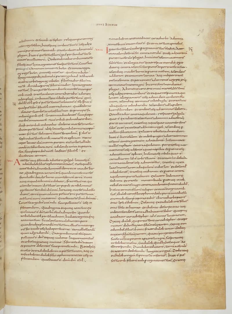 Vivian Bible, 1 Samuel 13 (folio 163) by Master C. (Vivian Bible illuminator) depicting 1 Samuel 13