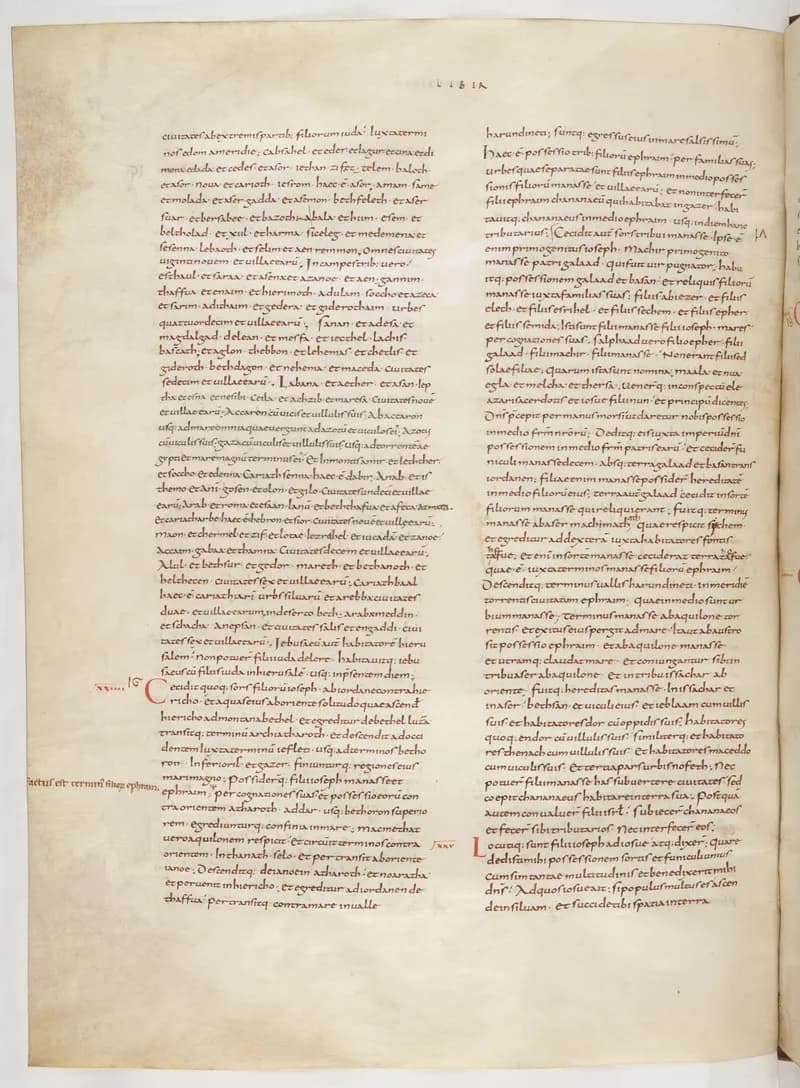 Vivian Bible, 1 Samuel 14 (folio 164) by Master C. (Vivian Bible illuminator) depicting 1 Samuel 14