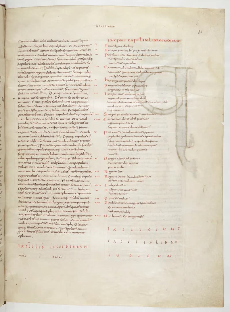 Vivian Bible, 1 Samuel 22 (folio 169) by Master C. (Vivian Bible illuminator) depicting 1 Samuel 22