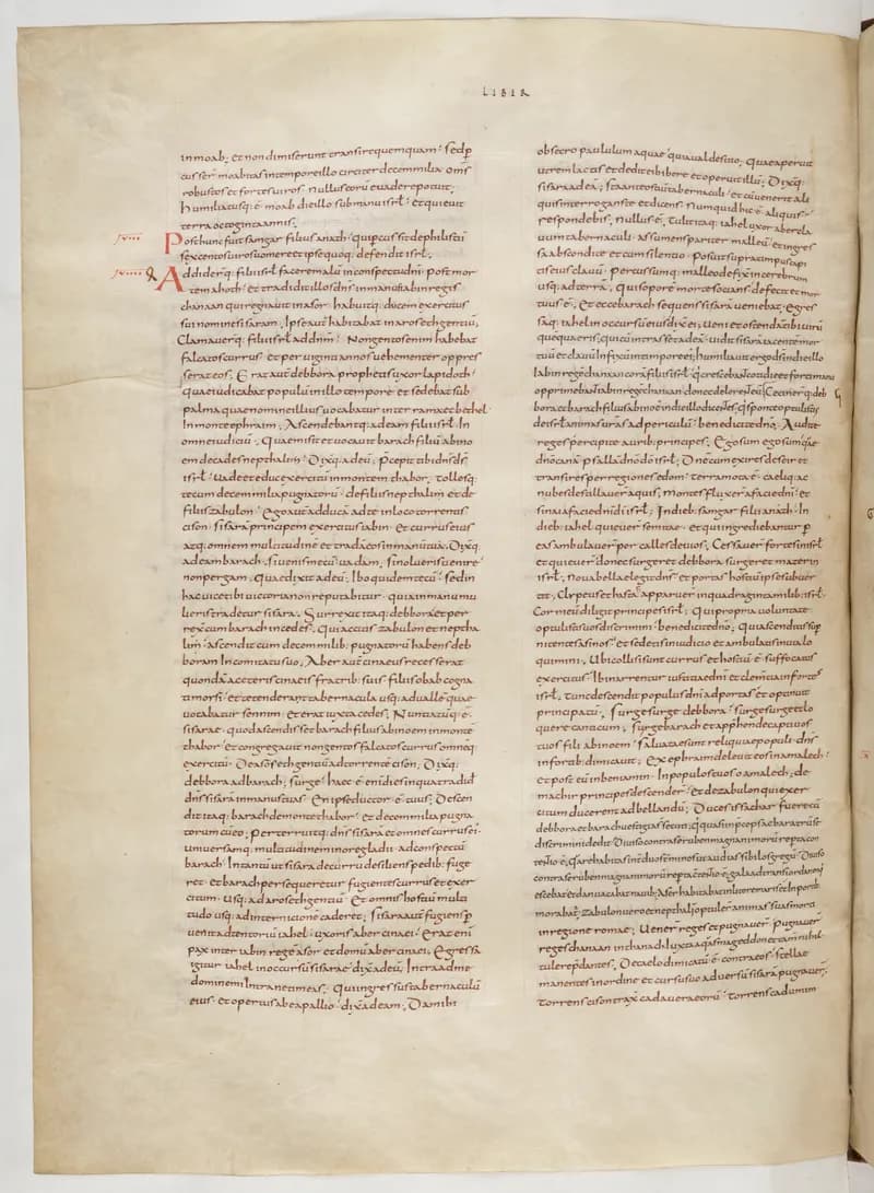 Vivian Bible, 1 Samuel 27 (folio 172) by Master C. (Vivian Bible illuminator) depicting 1 Samuel 27