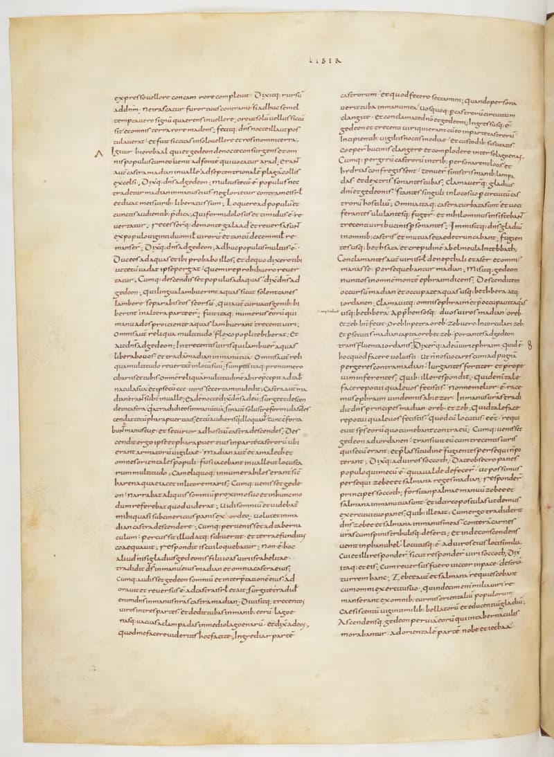 Vivian Bible, 1 Samuel 30 (folio 174) by Master C. (Vivian Bible illuminator) depicting 1 Samuel 30