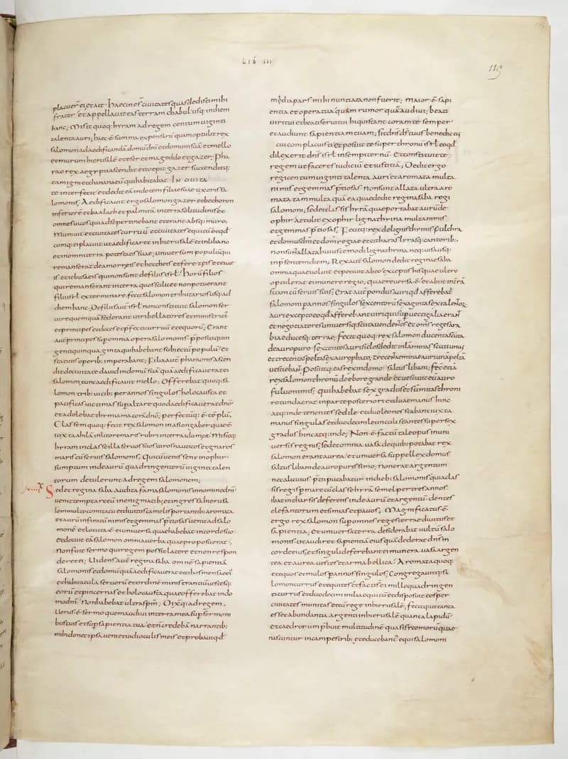 Vivian Bible, 2 Chronicles 1 (folio 237) by Master C. (Vivian Bible illuminator) depicting 2 Chronicles 1