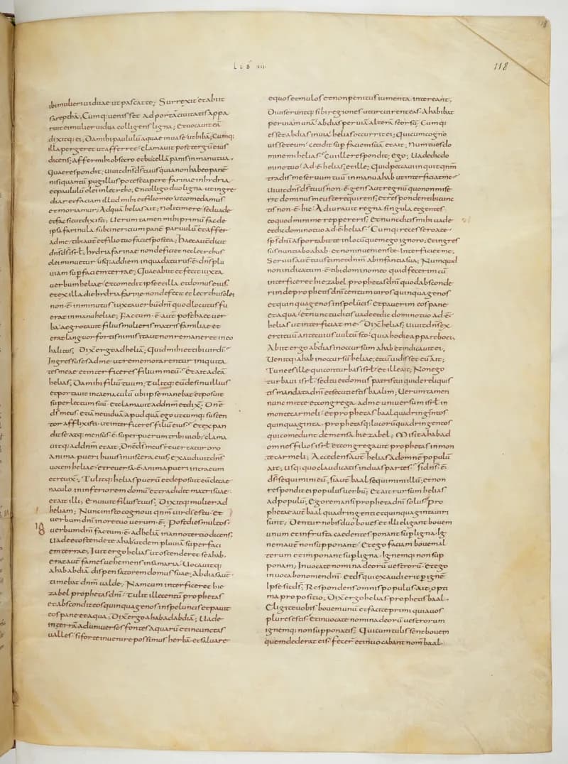 Vivian Bible, 2 Chronicles 10 (folio 243) by Master C. (Vivian Bible illuminator) depicting 2 Chronicles 10