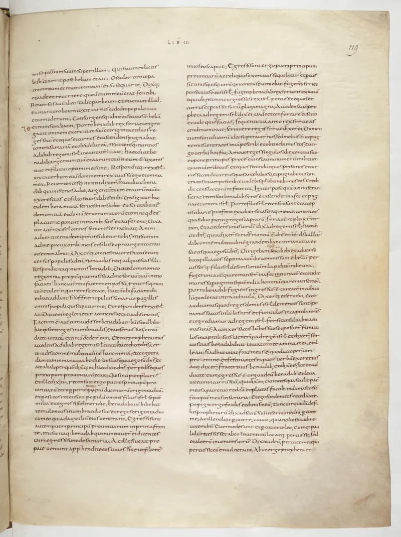 Vivian Bible, 2 Chronicles 14 (folio 245) by Master C. (Vivian Bible illuminator) depicting 2 Chronicles 14