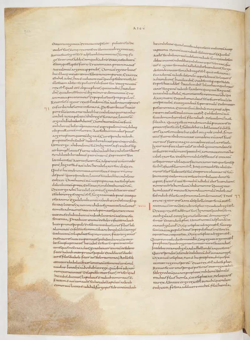 Vivian Bible, 2 Chronicles 16 (folio 246) by Master C. (Vivian Bible illuminator) depicting 2 Chronicles 16