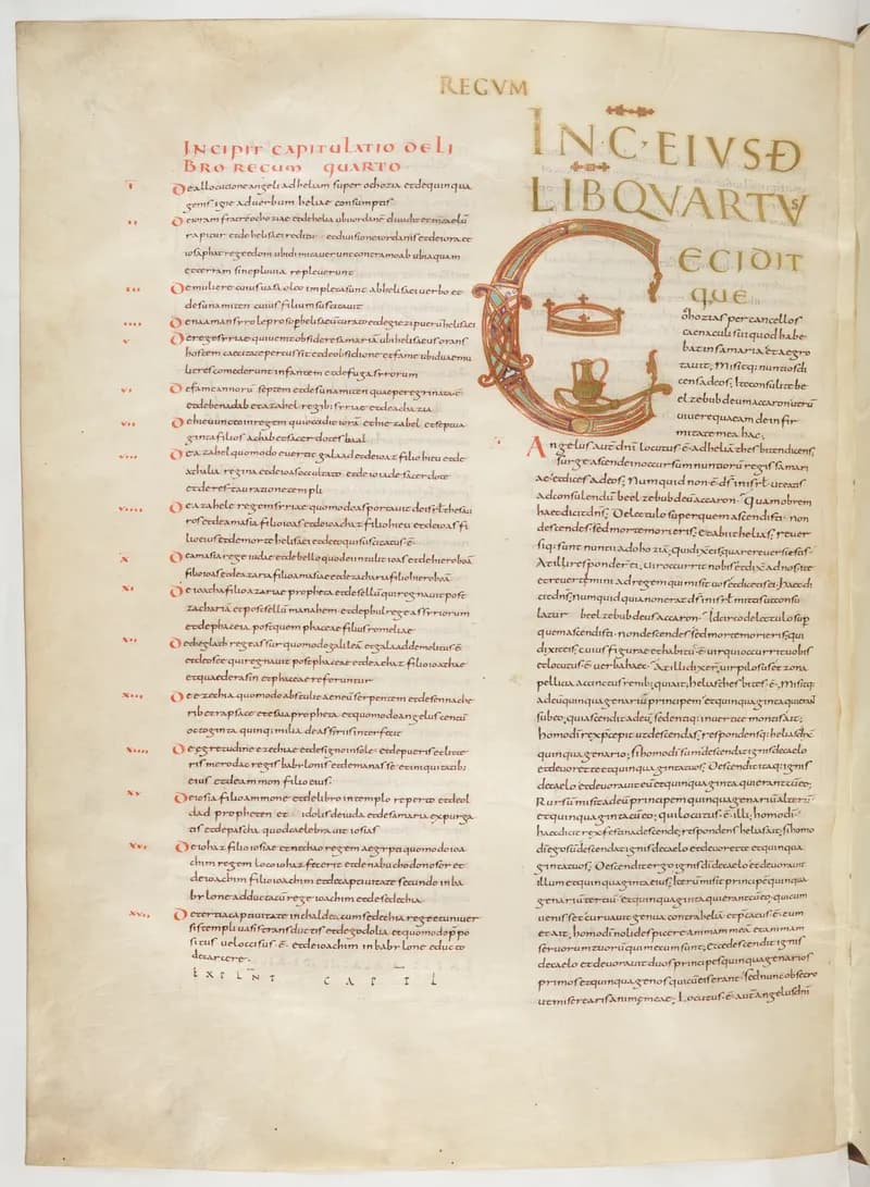 Vivian Bible, 2 Chronicles 19 (folio 248) by Master C. (Vivian Bible illuminator) depicting 2 Chronicles 19