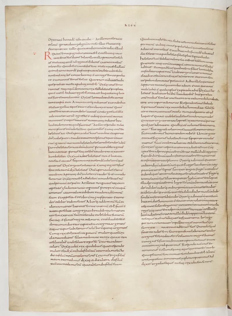 Vivian Bible, 2 Chronicles 25 (folio 252) by Master C. (Vivian Bible illuminator) depicting 2 Chronicles 25