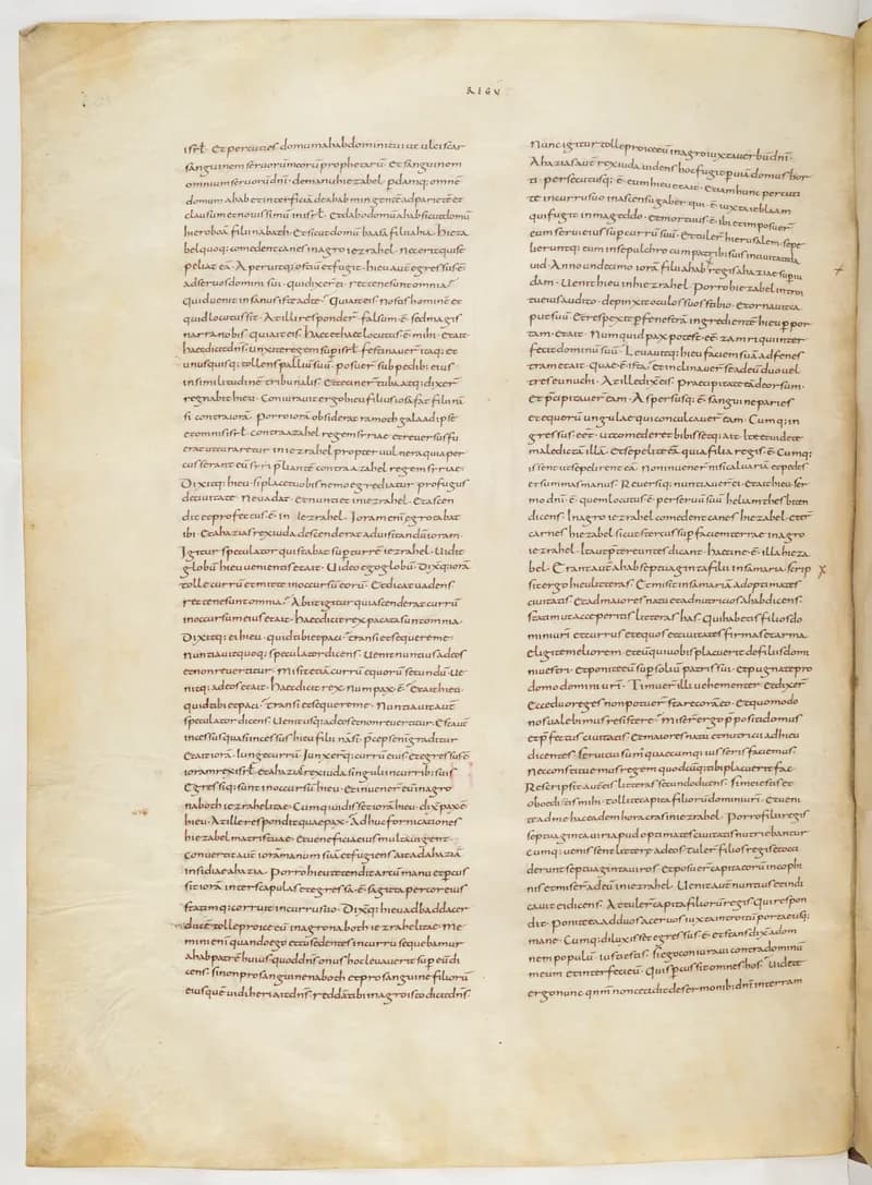 Vivian Bible, 2 Chronicles 28 (folio 254) by Master C. (Vivian Bible illuminator) depicting 2 Chronicles 28