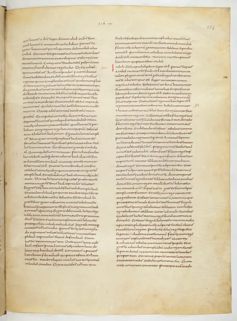 Vivian Bible, 2 Chronicles 30 (folio 255) by Master C. (Vivian Bible illuminator) depicting 2 Chronicles 30