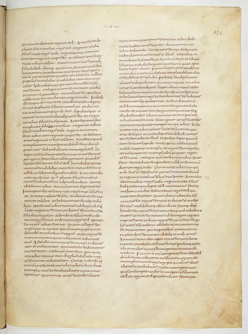 Vivian Bible, 2 Chronicles 36 (folio 259) by Master C. (Vivian Bible illuminator) depicting 2 Chronicles 36