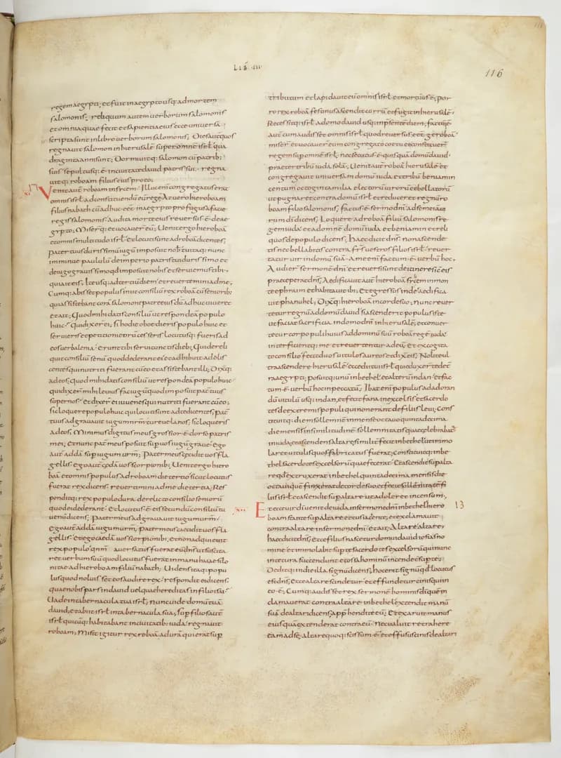 Vivian Bible, 2 Chronicles 4 (folio 239) by Master C. (Vivian Bible illuminator) depicting 2 Chronicles 4